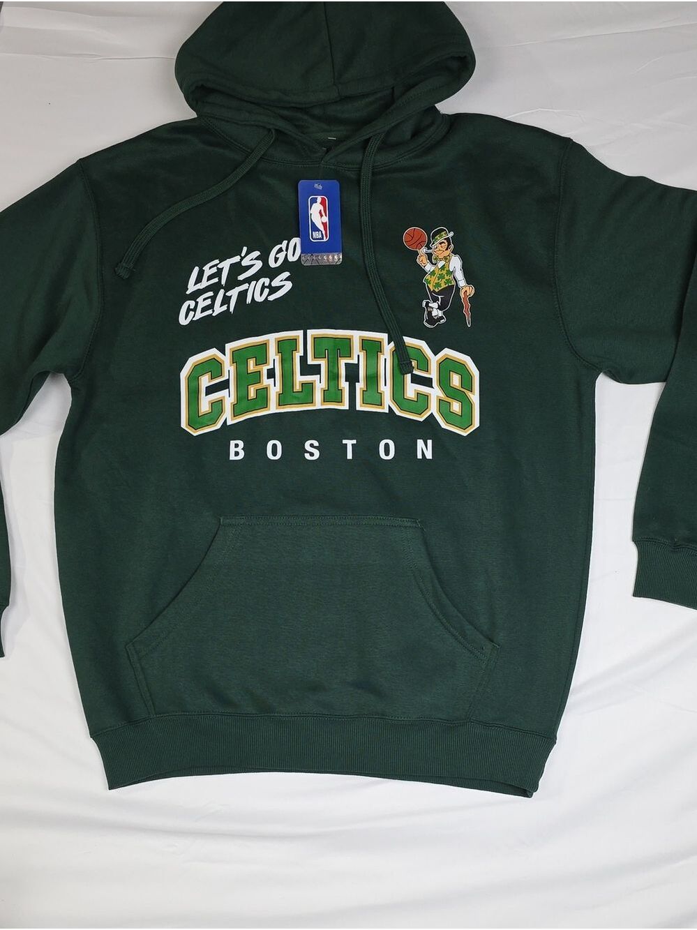 NBA Boston Celtics Green Pullover Hoodie with Logo XL